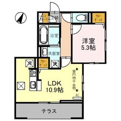 (仮)Ｄ-ＲＯＯＭ三郷一丁目ＳＴの物件間取画像